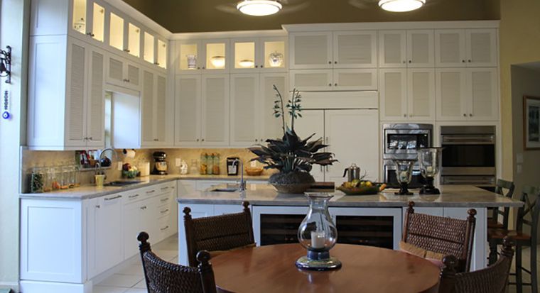louvered cabinets