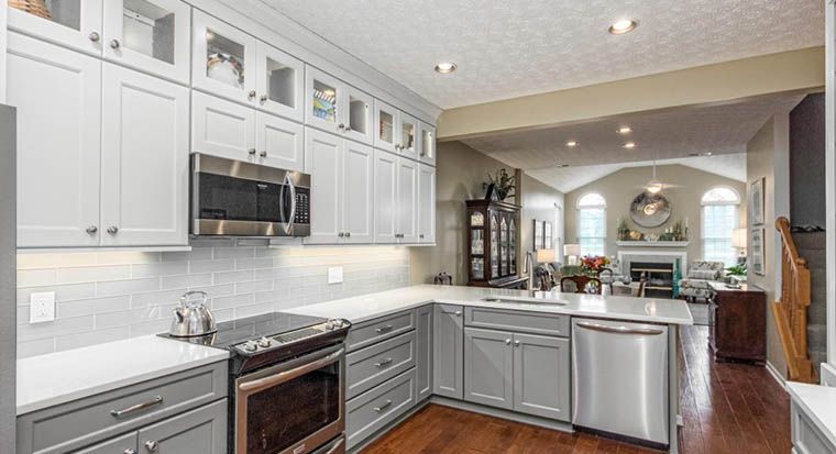 charging and docking stations in kitchen