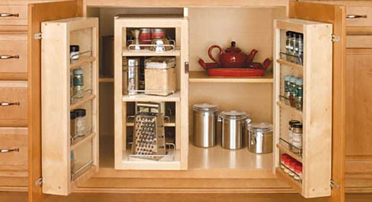 swing out base cabinets